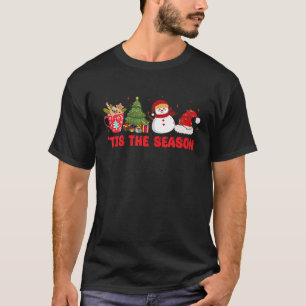Diese Jahreszeit Kaffee Lover Weihnachtsmannmütze  T-Shirt