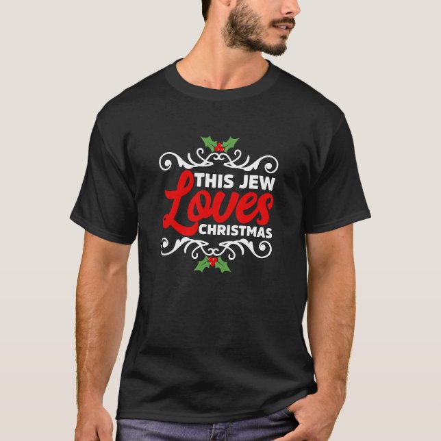 Diese jüdischen Lieben Weihnachtsfeier Winter T-Shirt (Vorderseite)