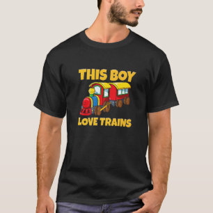 Diese junge Liebe trainiert Züge und Eisenbahnen T-Shirt