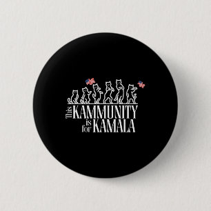 Diese Kammunity ist für Kamala Patriotic Cats Amer Button
