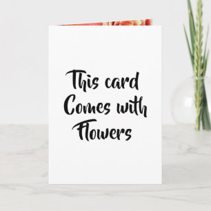 Diese Karte kommt mit Blume Rose lustig romantisch