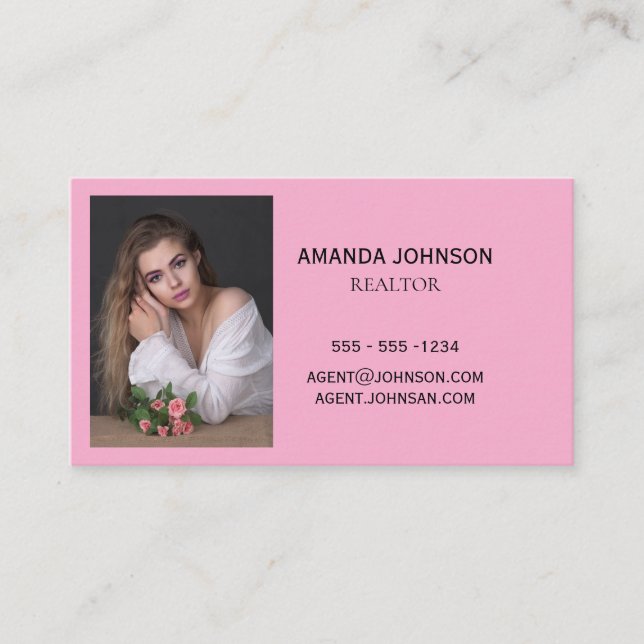 Diese Karte verbindet Professionalität mit einer T (Vorderseite)