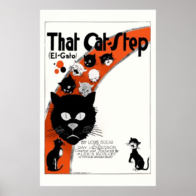 Diese Katze stoppt - El Gato großes Poster (Vorne)