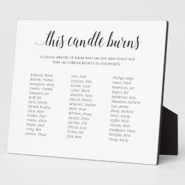 Diese Kerze bricht die Wiedersehen der Schulklasse Fotoplatte