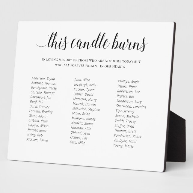 Diese Kerze bricht die Wiedersehen der Schulklasse Fotoplatte (Seite)