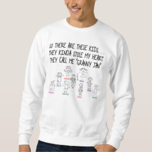 Diese Kinder haben mein Herz-Sweatshirt gestohlen Sweatshirt