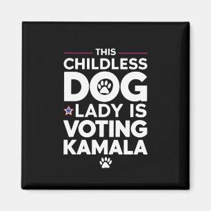 Diese kinderlose Hunde-Lady wählt Kamala bei der W Magnet