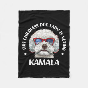 Diese kinderlose Hundedame wählt Kamala-harris 20 Fleecedecke
