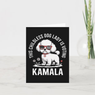 Diese kinderlose Hundedame wählt Kamala Harris 20 Karte