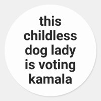 Diese kinderlose Hündin wählt kamala Spaß weiß