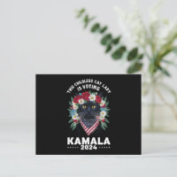 Diese kinderlose Katze Lady Ladys wählt Kamala