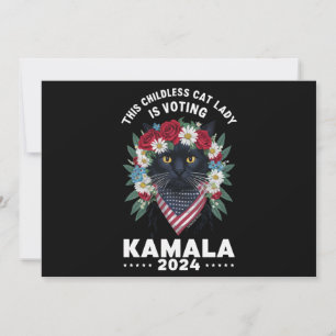 Diese kinderlose Katzenlady Ladies wählt Kamala Einladung
