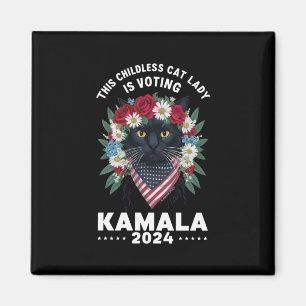 Diese kinderlose Katzenlady Ladies wählt Kamala Magnet