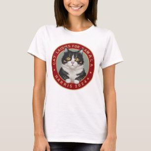 Diese kinderlosen Katzen Ladys für Kamala T-Shirt