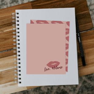 Diese Kiss Script Stationery Notizkarte - Blush Mitteilungskarte