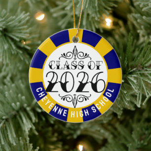 Diese Klasse von 2026 Foto Abschluss Keramik Ornament