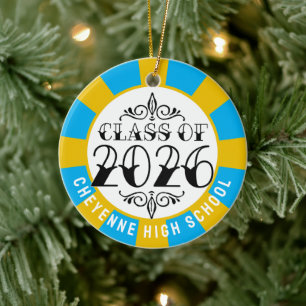 Diese Klasse von 2026 Foto Abschluss Keramik Ornament