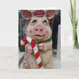 DIESE KLEINE PIGGY SAGT NUR SCHÖNE CHRISTMAS FEIERTAGSKARTE
