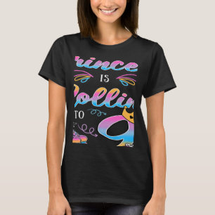 Diese kleine Prinzessin rollt in 9-Tage-Roller T-Shirt