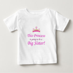 Diese kleine Prinzessin wird eine große Schwester! Baby T-shirt