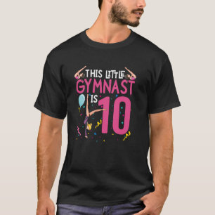 Diese kleine Turnerin wird 10 Geburtstag Kindertur T-Shirt