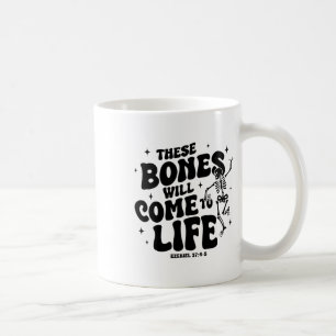 Diese Knochen kommen zum Leben tanzen Skelett Chr Kaffeetasse