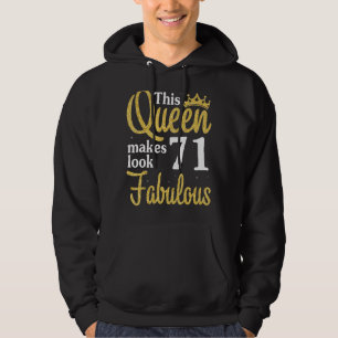 Diese Königin macht 71 Jahre sehenswert zum Geburt Hoodie
