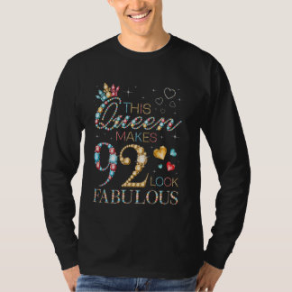 Diese Königin macht 92 fabelhaft aussehen 92. Gebu T-Shirt