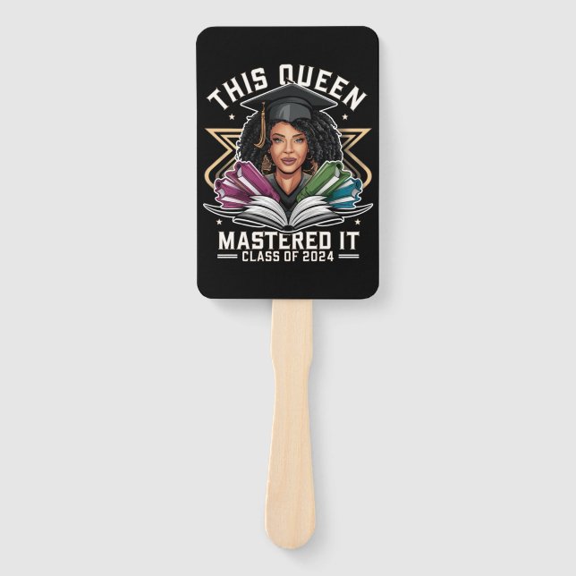 Diese Königin meisterte es-Klasse des Abschlusses  Fächer (Vorderseite)