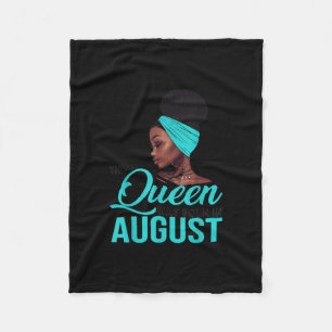 Diese Königin war im August zum Geburtstag Geboren Fleecedecke