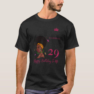 Diese Königin wurde am 29. Juni Geboren, Afro Blac T-Shirt