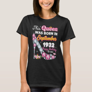Diese Königin wurde im September 1932 Geboren, glü T-Shirt