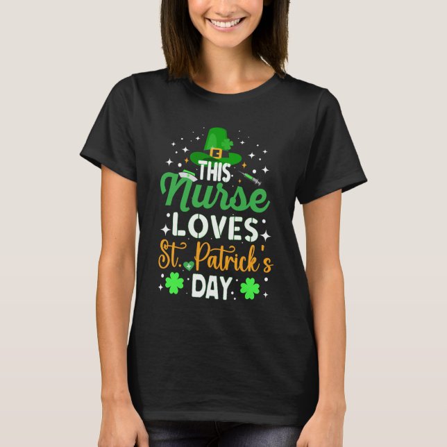 Diese Krankenschwester Liebe St. Patrick's Day, St T-Shirt (Vorderseite)