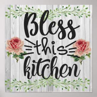 Diese Küche segne Poster