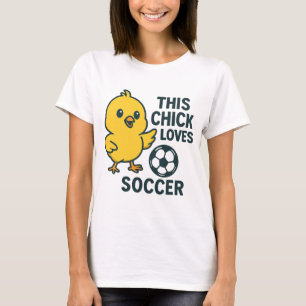 Diese Küken Lieben Fußball T-Shirt