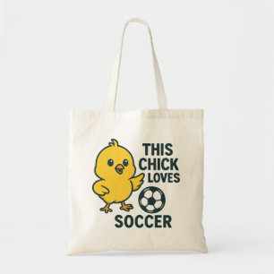 Diese Küken Lieben Fußball Tragetasche