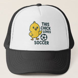 Diese Küken Lieben Fußball Truckerkappe