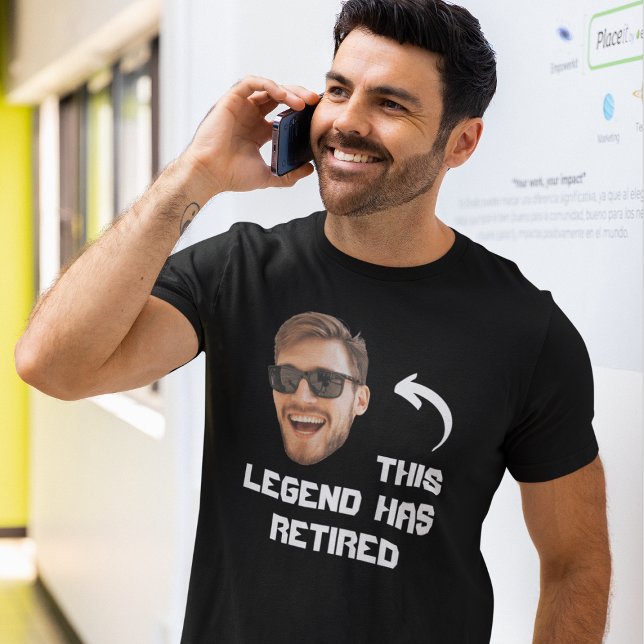 Diese Legende hat das komische Ruhestand erschöpft T-Shirt (This Legend Has Retired Face Funny Retirement T-Shirt
)