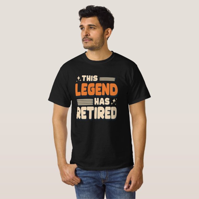 Diese Legende hat den lustigen klassischen Text ge T-Shirt (Vorne ganz)