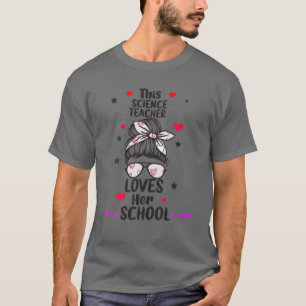 Diese Lehrerin Liebe ihre Valentinschule T-Shirt