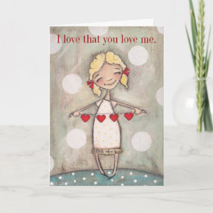 Diese Liebe I Sie Liebe ich - Gruß-Karte Karte