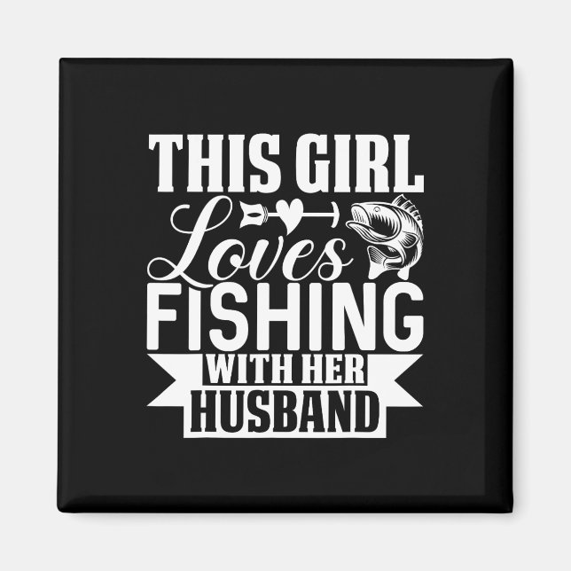 Diese Lieben, die mit ihrem Husbyny fischen Magnet (Vorne)