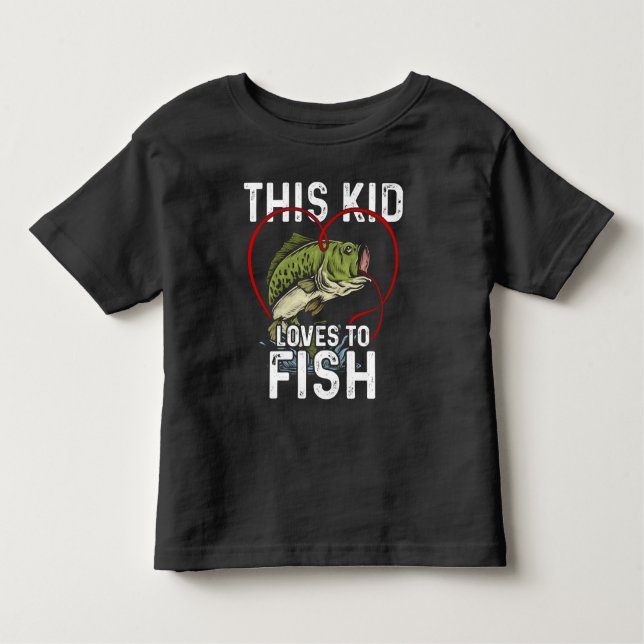 Diese Lieben für die Fischerei auf Kinder Kleinkind T-shirt (Vorderseite)