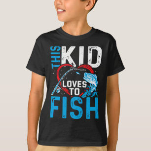 Diese Lieben für Jungen in der Fischerei T-Shirt