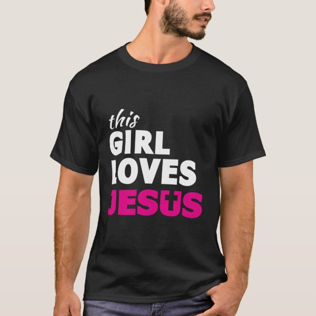 Diese Lieben Jesus Glaube basiert Zitat Christlich T-Shirt (Vorderseite)