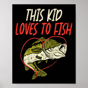Diese Lieben sind für die Fischerei, wenn die Fisc Poster