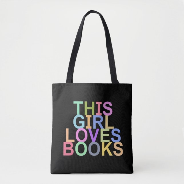 DIESE MÄDCHEN LIEBEN BUCHEN TOTE BAG (Vorderseite)