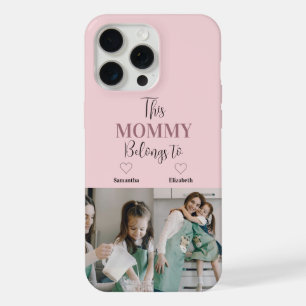 "Diese Mama gehört" Individuelles Foto-Handyhülle iPhone 15 Pro Max Hülle