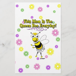 Diese Mama ist die Queen Bee Alltag Biene & Blume Briefpapier