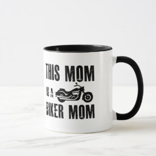 Diese Mama ist eine Biker-Mama Motorrad Zweifarbig Tasse